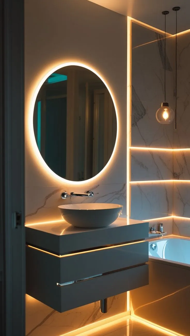 10+ LED Bathroom Lighting Ideas for a Luxurious Spa Feel!